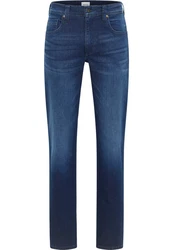 MUSTANG Straight-Jeans Style Washington Straight mit Reißverschluss Dunkelblau/Blau/Hellblau