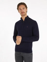 Troyer PIMA ORG CTN CASHMERE ZIP MOCK