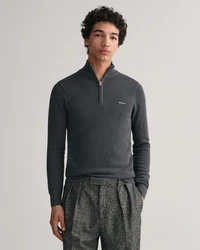 Gant Troyer COTTON PIQUE HALF ZIP Braun/Grau/Dunkelgrau/Schwarz