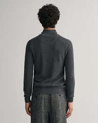 Gant Troyer COTTON PIQUE HALF ZIP Braun/Grau/Dunkelgrau/Schwarz