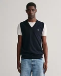 Gant Pullunder Classic Cotton Slipover Blau/Schwarz/Dunkelblau/Hellblau