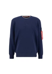 Alpha Industries Double Layer Sweater Dunkelblau/Blau/Hellblau