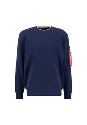 Alpha Industries Double Layer Sweater Dunkelblau/Blau/Hellblau