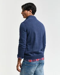 GANT Pullover Classic blau/schwarz/jeansblau/melange
