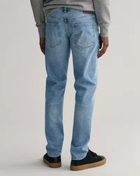 Gant Regular-fit Jeans REGULAR GANT JEANS Hellblau/Blau