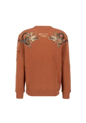 Alpha Industries Sweater Orange/Braun/Rot
