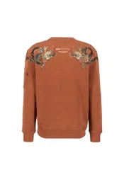 Alpha Industries Sweater Orange/Braun/Rot