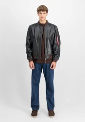 Alpha Industries Herren Jacke Blau/Dunkelblau/Hellblau/Schwarz