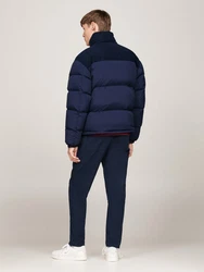 Tommy Jeans Steppjacke TJM CORD MIX ALASKA PUFFER Dunkelblau