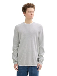 2-in-1-Pullover mit Struktur
