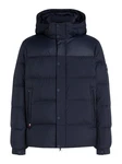 Tommy Hilfiger Jacke MIX DOWN HOODED PUFFER JACKET mit abnehmbarer Kapuze Dunkelblau/Blau