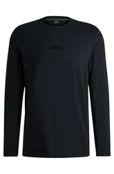 BOSS GREEN Langarmshirt Togn Mirror grün