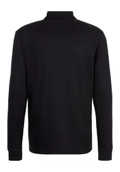 BOSS ORANGE Poloshirt Pe_interlock_long mit Polokragen Dunkelblau/Schwarz/Blau