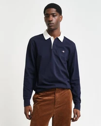 Langarm-Poloshirt PIQUE HEAVY RUGGER