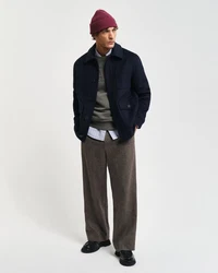 Gant Sweatshirt EMBOSSED C-NECK SWEAT grün