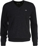 Gant V-Ausschnitt Pullover EXTRAFINE LAMBSWOOL V-NECK Dunkelgrau/Dunkelblau/Schwarz/Blau/Grau