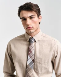 Gant Langarmhemd REG FLANNEL MELANGE SHIRT Khaki/Braun/Beige