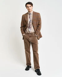 Gant Langarmhemd REG FLANNEL MELANGE SHIRT Khaki/Braun/Beige