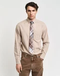 Gant Langarmhemd REG FLANNEL MELANGE SHIRT Khaki/Braun/Beige
