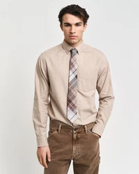Gant Langarmhemd REG FLANNEL MELANGE SHIRT Khaki/Braun/Beige
