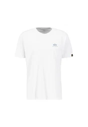Alpha Industries T-Shirt Backprint T Reflective Print Weiß