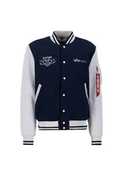 Alpha Industries Bomberjacke Varsity Air Force Jacket Blau/Dunkelblau