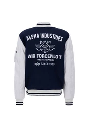 Alpha Industries Bomberjacke Varsity Air Force Jacket Blau/Dunkelblau