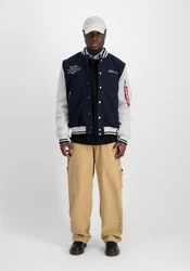 Alpha Industries Bomberjacke Varsity Air Force Jacket Blau/Dunkelblau