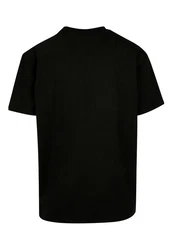 Merchcode T-Shirt Merchcode Herren Fathers Day - Best dad Heavy Oversize Tee Rot/Schwarz/Braun