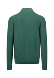FYNCH-HATTON Strickjacke Cardigan-Zip Dunkelgrün/Türkis/Grün