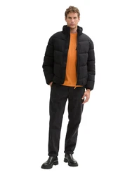 TOM TAILOR DENIM Jacke Puffer Steppjacke Anorak Schwarz