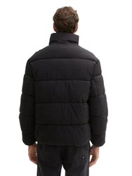 TOM TAILOR DENIM Jacke Puffer Steppjacke Anorak Schwarz
