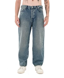 Denim Distriqt Relax-fit-Jeans Herren Baggy Jeans (16895) Blau (16880)