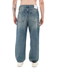 Denim Distriqt Relax-fit-Jeans Herren Baggy Jeans (16895) Blau (16880)