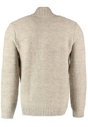 OS-Trachten Strickjacke Fenari Beige/Khaki/Dunkelrot