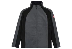 Engelbert Strauss Fleecejacke Microfleece Dunkelgrau/Hellgrau/Grau/Dunkelblau