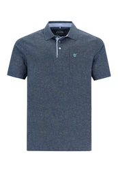 Hajo Poloshirt Blau/Dunkelblau/Hellblau