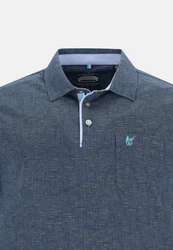 Hajo Poloshirt Blau/Dunkelblau/Hellblau