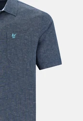 Hajo Poloshirt Blau/Dunkelblau/Hellblau