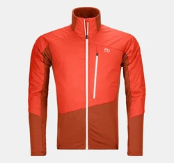Ortovox Outdoorjacke WESTALPEN SWISSWOOL HYBR JKT Orange/Dunkelrot/Rot