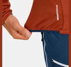 Ortovox Outdoorjacke WESTALPEN SWISSWOOL HYBR JKT Orange/Dunkelrot/Rot