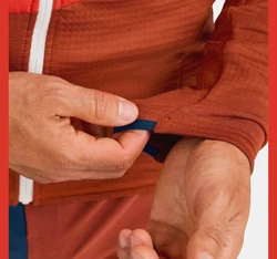 Ortovox Outdoorjacke WESTALPEN SWISSWOOL HYBR JKT Orange/Dunkelrot/Rot