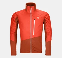 Ortovox Outdoorjacke WESTALPEN SWISSWOOL HYBR JKT Orange/Dunkelrot/Rot