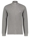 Gant Strickjacke Herren (1-tlg) Grau/Hellgrau/Dunkelgrau