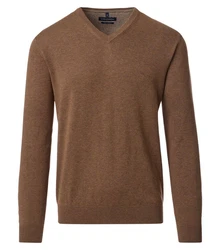 CASAMODA V-Ausschnitt Pullover uni (004430)