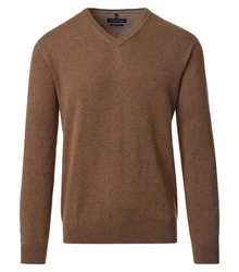 CASAMODA V-Ausschnitt Pullover uni (004430)