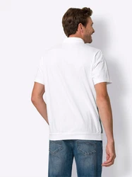 Sieh an! T-Shirt Poloshirt Grün/Weiß/Türkis/Mischfarben