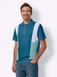 Sieh an! T-Shirt Poloshirt Türkis/Blau