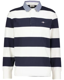 Poloshirt Herren Poloshirt CHAMBRAY HEAVY RUGGER (1-tlg)