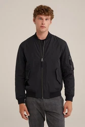 WE Fashion Hybridjacke Schwarz/Dunkelgrau/Dunkelblau